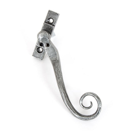 This is an image showing From The Anvil - Pewter Large 16mm Monkeytail Espag - RH available from T.H Wiggans Architectural Ironmongery in Kendal, quick delivery and discounted prices