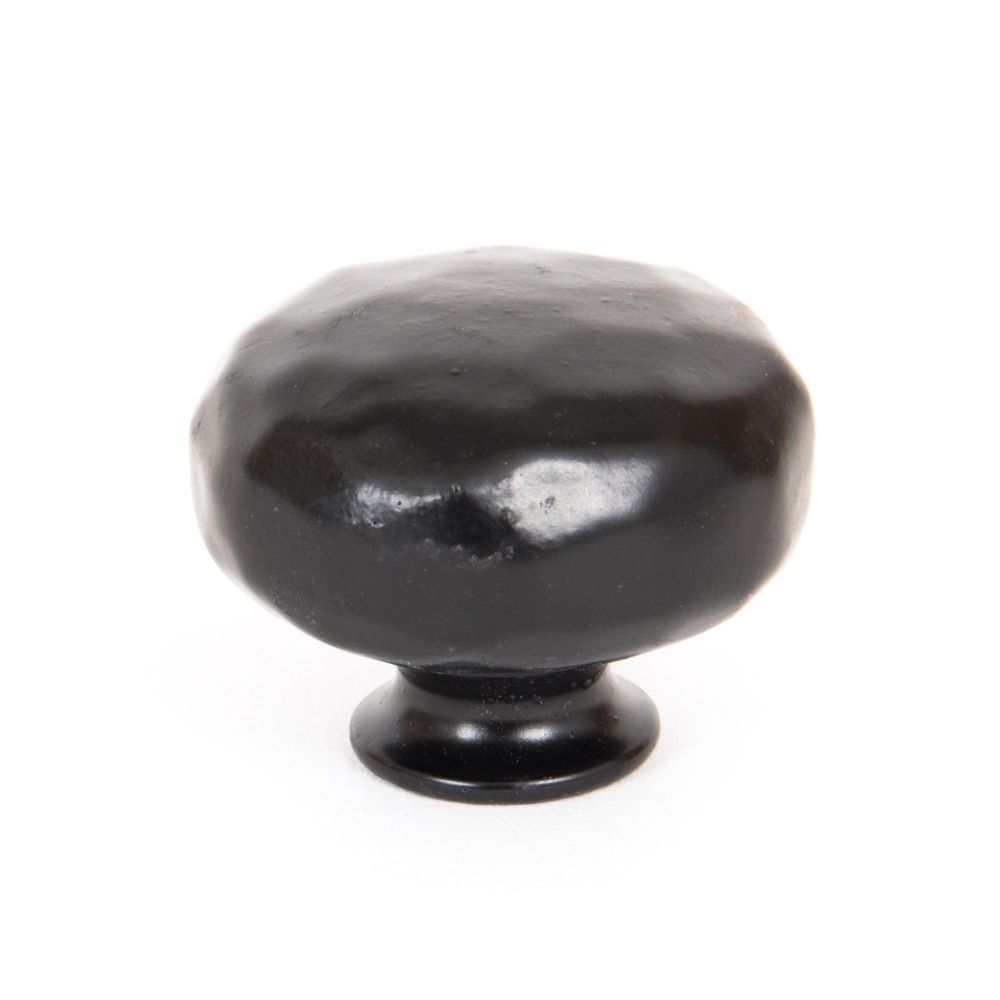 This is an image showing From The Anvil - Black Elan Cabinet Knob - Large available from T.H Wiggans Architectural Ironmongery in Kendal, quick delivery and discounted prices
