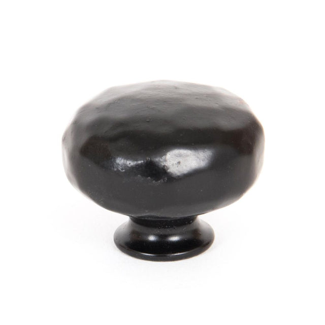 This is an image showing From The Anvil - Black Elan Cabinet Knob - Large available from T.H Wiggans Architectural Ironmongery in Kendal, quick delivery and discounted prices