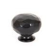 This is an image showing From The Anvil - Black Elan Cabinet Knob - Small available from T.H Wiggans Architectural Ironmongery in Kendal, quick delivery and discounted prices