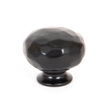 This is an image showing From The Anvil - Black Elan Cabinet Knob - Small available from T.H Wiggans Architectural Ironmongery in Kendal, quick delivery and discounted prices