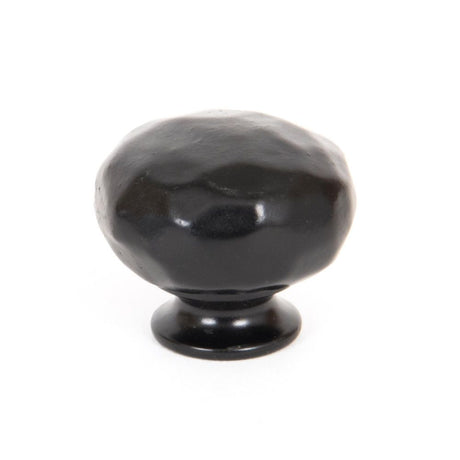 This is an image showing From The Anvil - Black Elan Cabinet Knob - Small available from T.H Wiggans Architectural Ironmongery in Kendal, quick delivery and discounted prices