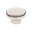 This is an image showing From The Anvil - Natural Smooth Ribbed Cabinet Knob available from T.H Wiggans Architectural Ironmongery in Kendal, quick delivery and discounted prices