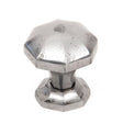 This is an image showing From The Anvil - Natural Smooth Octagonal Cabinet Knob - Small available from T.H Wiggans Architectural Ironmongery in Kendal, quick delivery and discounted prices