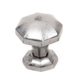 This is an image showing From The Anvil - Natural Smooth Octagonal Cabinet Knob - Small available from T.H Wiggans Architectural Ironmongery in Kendal, quick delivery and discounted prices