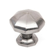This is an image showing From The Anvil - Natural Smooth Octagonal Cabinet Knob - Large available from T.H Wiggans Architectural Ironmongery in Kendal, quick delivery and discounted prices