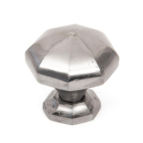 This is an image showing From The Anvil - Natural Smooth Octagonal Cabinet Knob - Large available from T.H Wiggans Architectural Ironmongery in Kendal, quick delivery and discounted prices