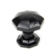 This is an image showing From The Anvil - Black Octagonal Cabinet Knob - Small available from T.H Wiggans Architectural Ironmongery in Kendal, quick delivery and discounted prices