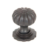 This is an image showing From The Anvil - Beeswax Flower Cabinet Knob - Large available from T.H Wiggans Architectural Ironmongery in Kendal, quick delivery and discounted prices