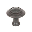 This is an image showing From The Anvil - Beeswax Ringed Cabinet Knob - Large available from T.H Wiggans Architectural Ironmongery in Kendal, quick delivery and discounted prices
