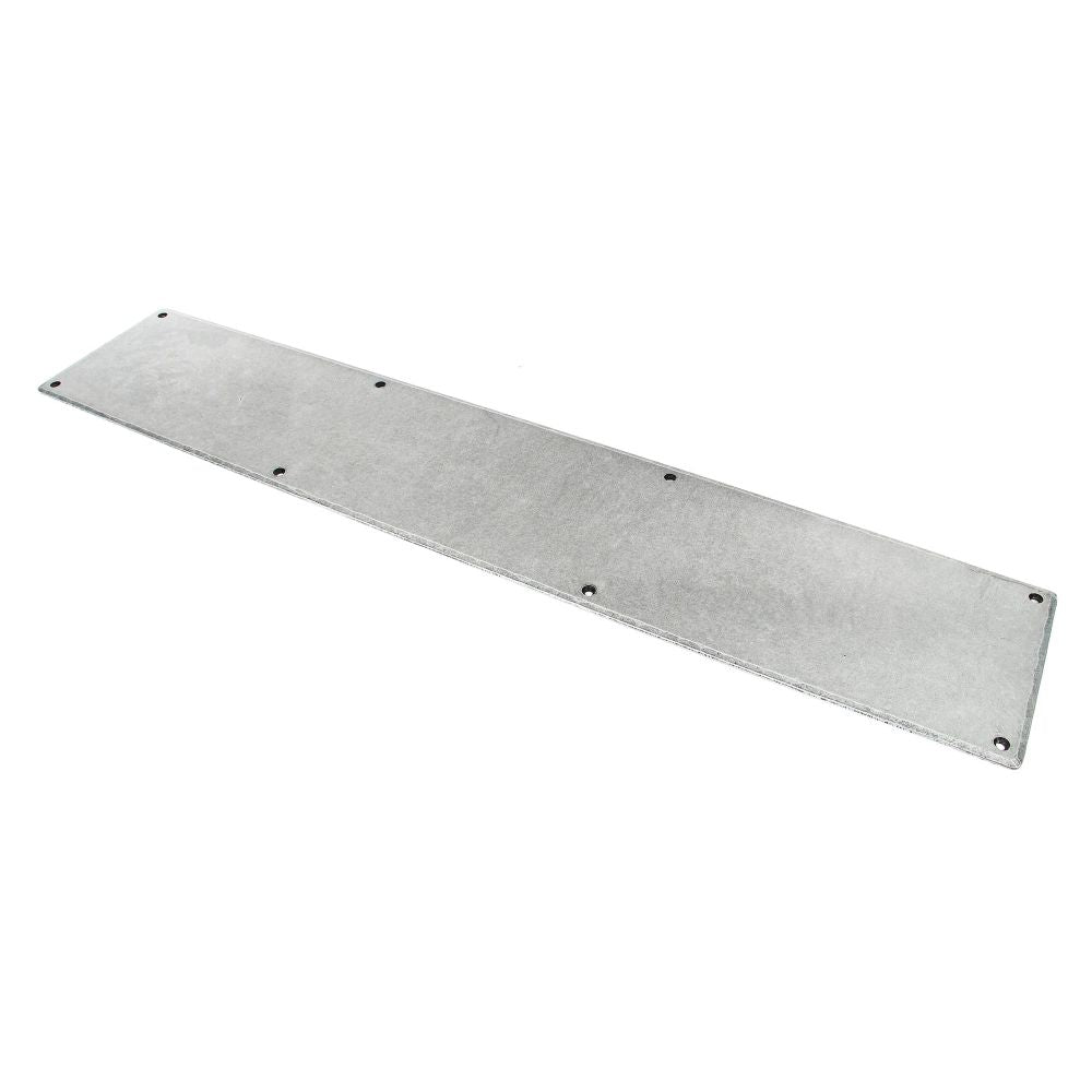 This is an image of From The Anvil - Pewter 780mm x 150mm Kick Plate available to order from T.H Wiggans Architectural Ironmongery in Kendal, quick delivery and discounted prices.