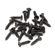 This is an image showing From The Anvil - Black 8 x 3/4" Countersunk Screws (25) available from T.H Wiggans Architectural Ironmongery in Kendal, quick delivery and discounted prices