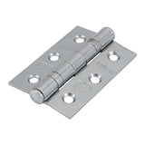 This is an image showing TIMCO Grade 7 Fire Door Hinges - Polished Chrome - 76 x 50 x 2.0 - 2 Pieces Box available from T.H Wiggans Ironmongery in Kendal, quick delivery at discounted prices.