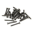 This is an image showing From The Anvil - Pewter 6 x 1?" Countersunk Screws (25) available from T.H Wiggans Architectural Ironmongery in Kendal, quick delivery and discounted prices