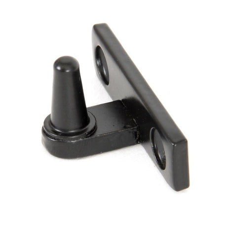 This is an image showing From The Anvil - Black Cranked Stay Pin available from T.H Wiggans Architectural Ironmongery in Kendal, quick delivery and discounted prices