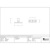This is an image showing From The Anvil - Electro Brass Locking Stay Pin available from T.H Wiggans Architectural Ironmongery in Kendal, quick delivery and discounted prices