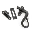 This is an image showing From The Anvil - Black Locking Shepherd's Crook Fastener - RH available from T.H Wiggans Architectural Ironmongery in Kendal, quick delivery and discounted prices