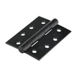 This is an image showing TIMCO Grade 13 Fire Door Hinges - Matt Black Stainless Steel - 101 x 76 x 3 - 3 Pieces Blister Pack available from T.H Wiggans Ironmongery in Kendal, quick delivery at discounted prices.