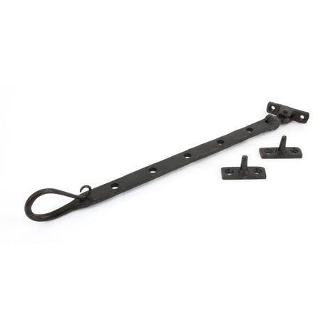 This is an image showing From The Anvil - Beeswax 12" Shepherd's Crook Stay available from T.H Wiggans Architectural Ironmongery in Kendal, quick delivery and discounted prices