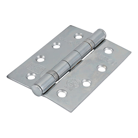 This is an image showing TIMCO Grade 11 Ball Bearing Fire Door Hinges - Polished Chrome - 101 x 76 x 2.6 - 2 Pieces TIMbag available from T.H Wiggans Ironmongery in Kendal, quick delivery at discounted prices.