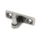 This is an image showing From The Anvil - Pewter Cranked Stay Pin available from T.H Wiggans Architectural Ironmongery in Kendal, quick delivery and discounted prices