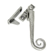 This is an image showing From The Anvil - Pewter Locking Night-Vent Monkeytail Fastener - RH available from T.H Wiggans Architectural Ironmongery in Kendal, quick delivery and discounted prices