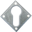 This is an image of From The Anvil - Pewter Diamond Euro Escutcheon available to order from T.H Wiggans Architectural Ironmongery in Kendal, quick delivery and discounted prices.