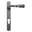 This is an image of From The Anvil - Pewter Narrow Lever Espag. Lock Set available to order from T.H Wiggans Architectural Ironmongery in Kendal, quick delivery and discounted prices.