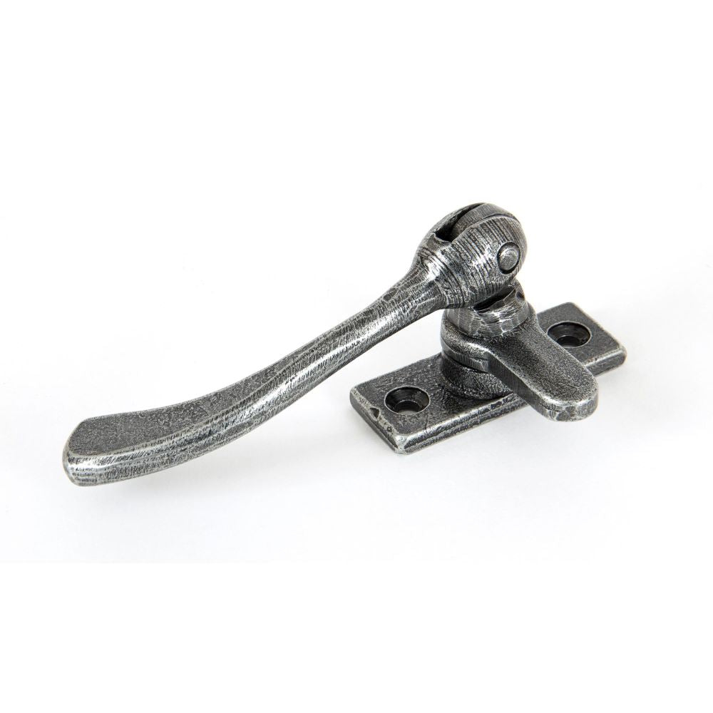 This is an image showing From The Anvil - Pewter Handmade Peardrop Fastener available from T.H Wiggans Architectural Ironmongery in Kendal, quick delivery and discounted prices