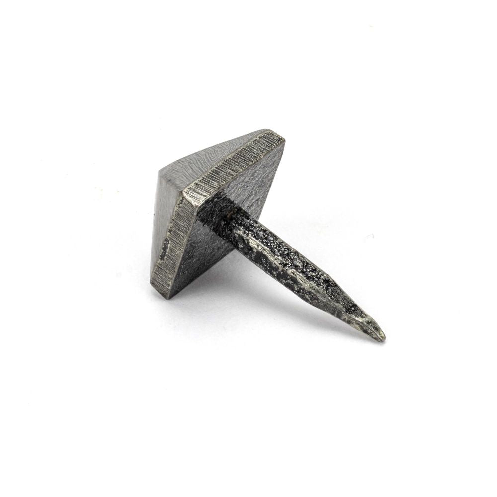 This is an image showing From The Anvil - Pewter Pyramid Door Stud - Small available from trade door handles, quick delivery and discounted prices