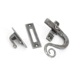 This is an image showing From The Anvil - Pewter Locking Monkeytail Fastener - RH available from T.H Wiggans Architectural Ironmongery in Kendal, quick delivery and discounted prices