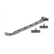 This is an image showing From The Anvil - Antique Pewter 10" Peardrop Stay available from T.H Wiggans Architectural Ironmongery in Kendal, quick delivery and discounted prices