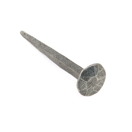 This is an image showing From The Anvil - Pewter 3" Handmade Nail available from T.H Wiggans Architectural Ironmongery in Kendal, quick delivery and discounted prices