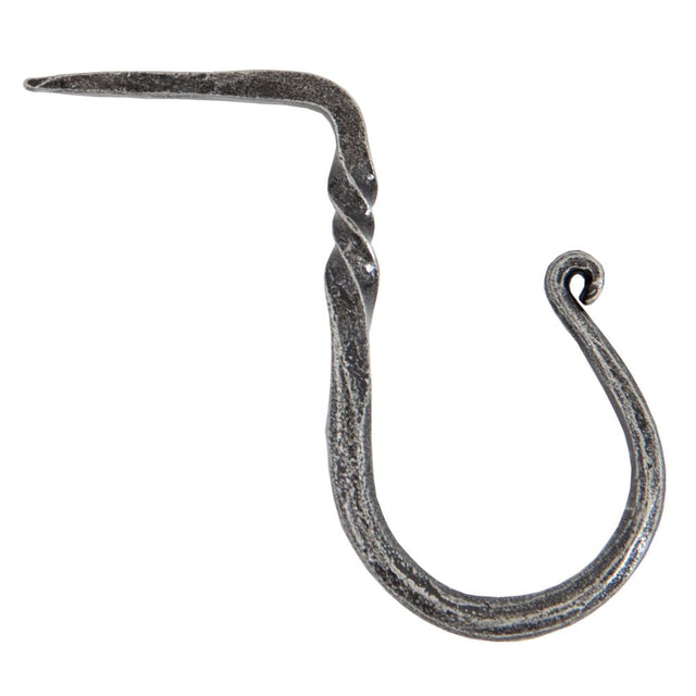 This is an image showing From The Anvil - Pewter Cup Hook - Medium available from T.H Wiggans Architectural Ironmongery in Kendal, quick delivery and discounted prices