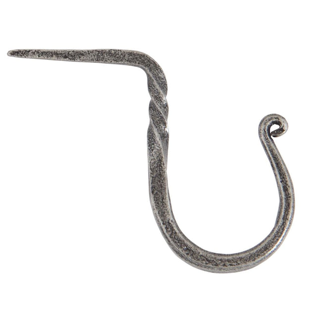 This is an image showing From The Anvil - Pewter Cup Hook - Small available from T.H Wiggans Architectural Ironmongery in Kendal, quick delivery and discounted prices