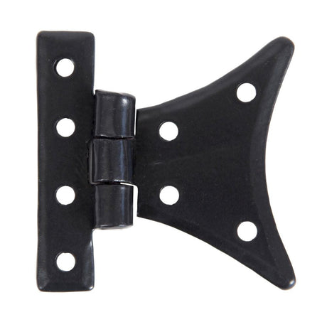 This is an image showing From The Anvil - Black 2" Half Butterfly Hinge (pair) available from T.H Wiggans Architectural Ironmongery in Kendal, quick delivery and discounted prices