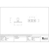 This is an image showing From The Anvil - Pewter Locking Stay Pin available from T.H Wiggans Architectural Ironmongery in Kendal, quick delivery and discounted prices