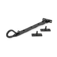This is an image showing From The Anvil - Black 8" Shepherd's Crook Stay available from T.H Wiggans Architectural Ironmongery in Kendal, quick delivery and discounted prices