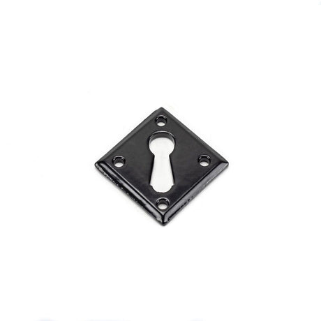 This is an image showing From The Anvil - Black Diamond Escutcheon available from trade door handles, quick delivery and discounted prices