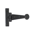 This is an image showing From The Anvil - Black 4" Penny End T Hinge (pair) available from T.H Wiggans Architectural Ironmongery in Kendal, quick delivery and discounted prices