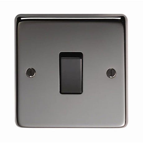 This is an image showing From The Anvil - BN Single 10 Amp Switch available from T.H Wiggans Architectural Ironmongery in Kendal, quick delivery and discounted prices