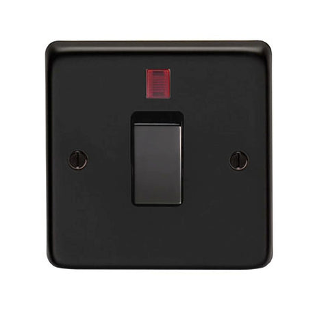 This is an image showing From The Anvil - MB Single Switch + Neon available from T.H Wiggans Architectural Ironmongery in Kendal, quick delivery and discounted prices