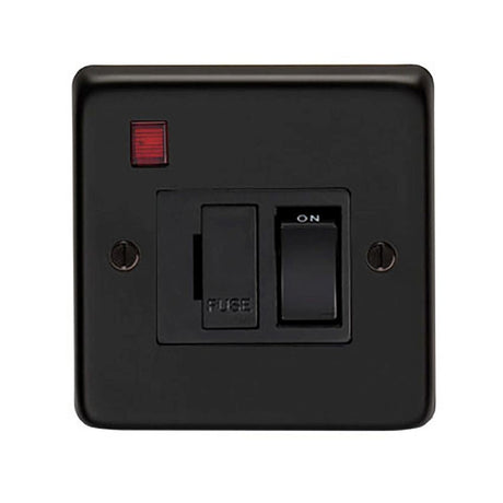 This is an image showing From The Anvil - MB 13 Amp Fused Switch + Neon available from T.H Wiggans Architectural Ironmongery in Kendal, quick delivery and discounted prices