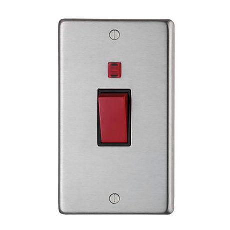 This is an image showing From The Anvil - SSS Double Plate Cooker Switch available from T.H Wiggans Architectural Ironmongery in Kendal, quick delivery and discounted prices