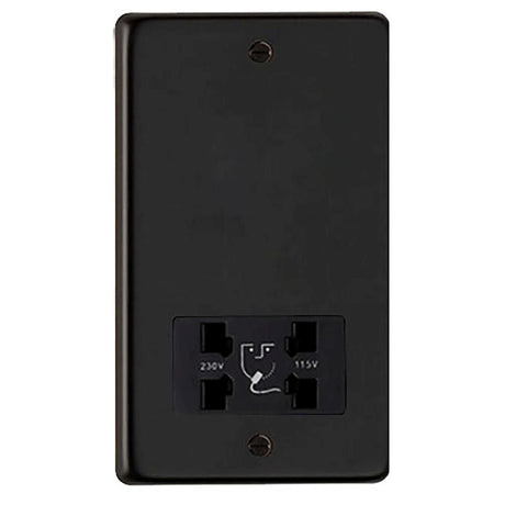 This is an image showing From The Anvil - MB Dual Volt Shaver Socket available from T.H Wiggans Architectural Ironmongery in Kendal, quick delivery and discounted prices