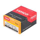 This is an image showing TIMCO Solo Chipboard & Woodscrews - PZ - Double Countersunk - Yellow - 3.5 x 20 - 200 Pieces Box available from T.H Wiggans Ironmongery in Kendal, quick delivery at discounted prices.