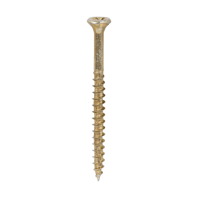 This is an image showing TIMCO Velocity Premium Multi-Use Screws - PZ - Double Countersunk - Yellow
 - 3.5 x 45 - 200 Pieces Box available from T.H Wiggans Ironmongery in Kendal, quick delivery at discounted prices.