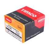 This is an image showing TIMCO Solo Chipboard & Woodscrews - PZ - Double Countersunk - Yellow - 3.5 x 50 - 200 Pieces Box available from T.H Wiggans Ironmongery in Kendal, quick delivery at discounted prices.