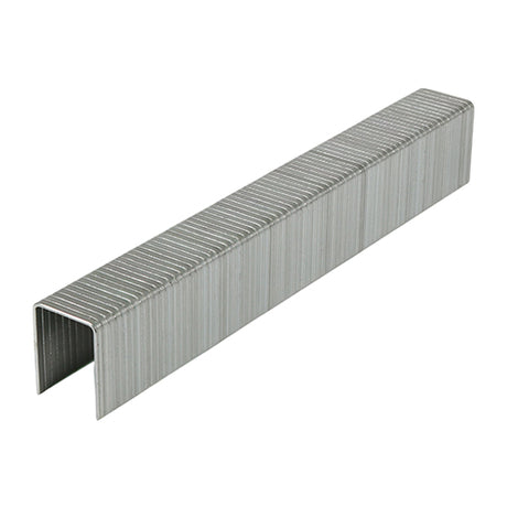 This is an image showing TIMCO Heavy Duty Staples - Chisel Point - Galvanised  - 14mm - 1000 Pieces Box available from T.H Wiggans Ironmongery in Kendal, quick delivery at discounted prices.
