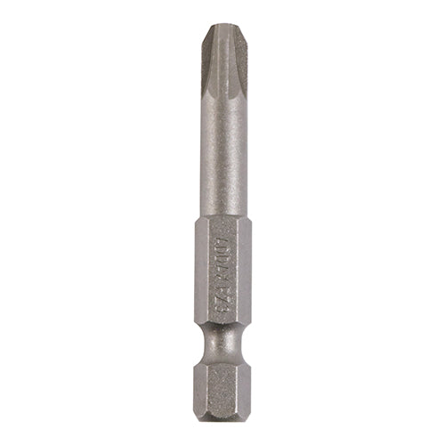 This is an image showing TIMCO S2 Driver Bits - PZ - No.3 x 50 - 5 Pieces Blister Pack available from T.H Wiggans Ironmongery in Kendal, quick delivery at discounted prices.